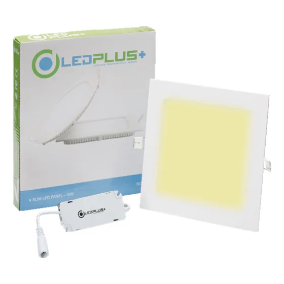 Panel Led 9w Empotrar Luz Calida 3000k Cuadrada Ledplus