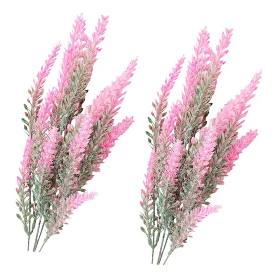 De 2 Pcs Flor Artificial De