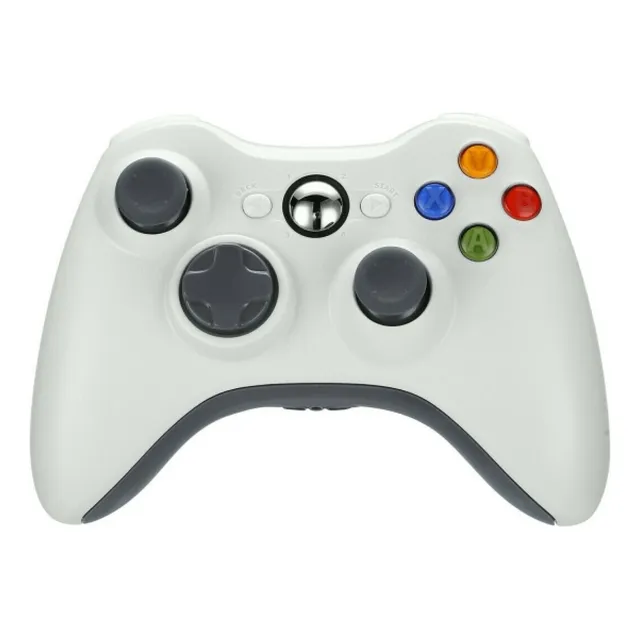 Joystick Inalámbrico Genérico Para Xbox 360 Y Pc Blanco