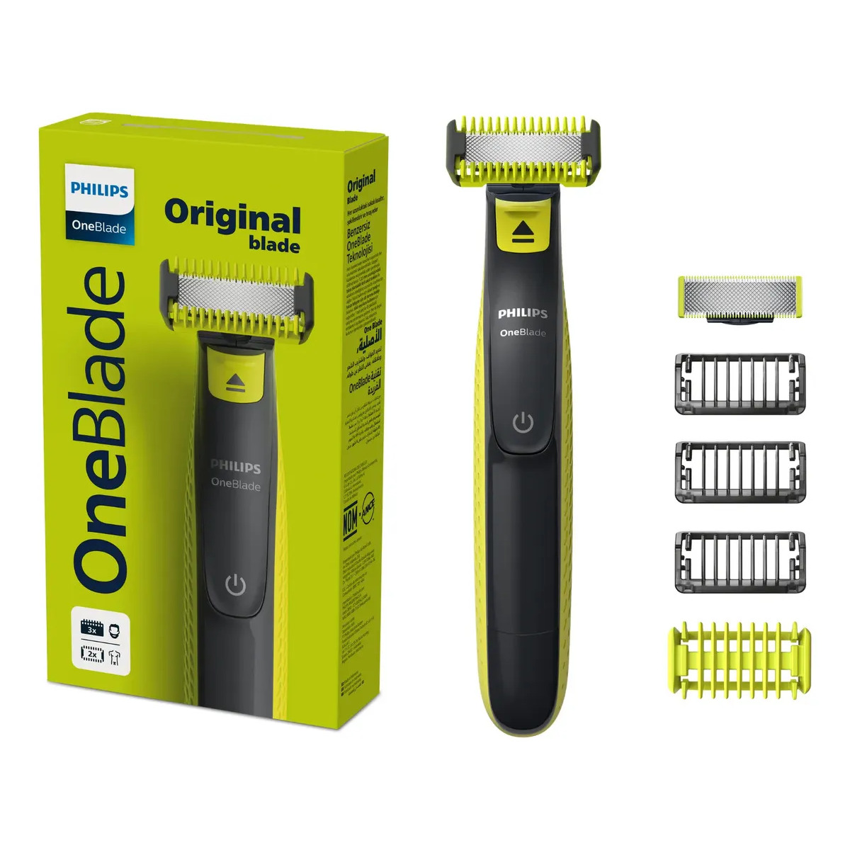 Barbeador Philips OneBlade com tecnologia OneBlade