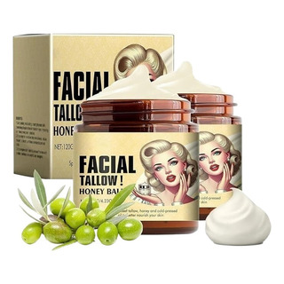 Whipped Beef Tallow And Honey Balm, 120g Of Beef Tallow Whipped Beef Tallow And Honey Balm, 120g Of Beef Tallow