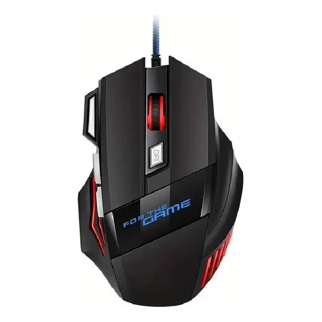 Mouse Gamer 7 Botones Ergonómico Iluminado Led Gaming