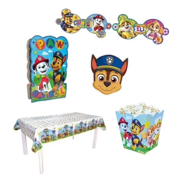 Combo 1 Cotillón - Paw Patrol - Licencia Oficial