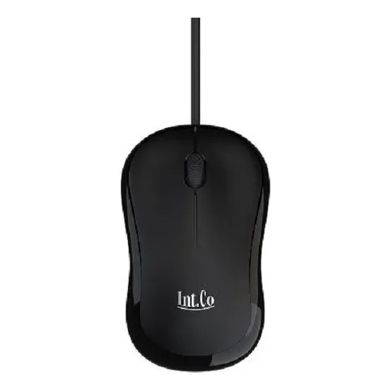 Mouse Optico Con Cable 3d Negro Pc Notebook