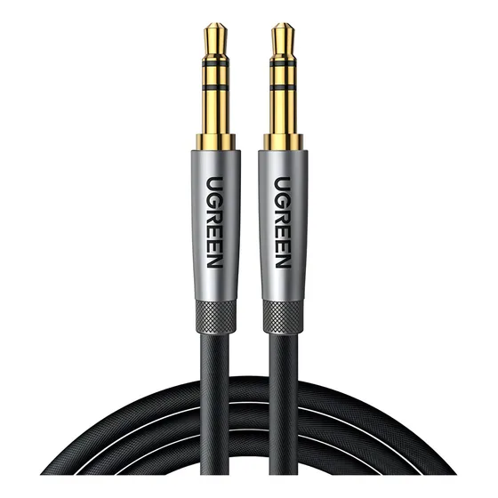 Ugreen Cable Redondo De 3,5 Mm A 3,5 Mm 1,5m Color Gris