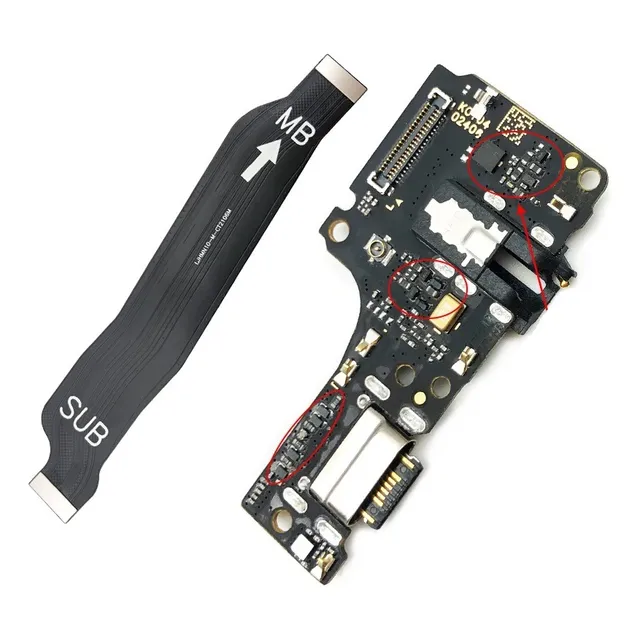 Placa Carga Conector + Flex Para Redmi Note 10s / Note 10 4g