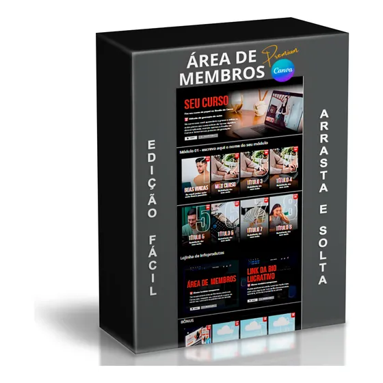 Área De Membros Canva Express + Bônus