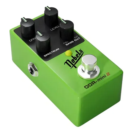 Pedal Overdrive Nobels Odr-mini2 Guitarra Efeito Natural Verde