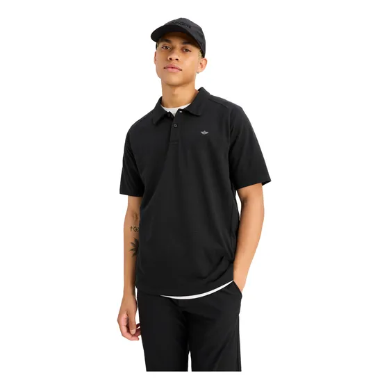 Polera Hombre Polo Go Raglan Negro Dockers