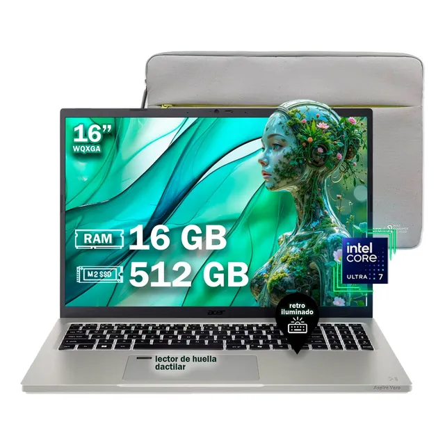 Laptop Acer Aspire Av16 Intel Ultra 7 155u 512gb 16gb Ram