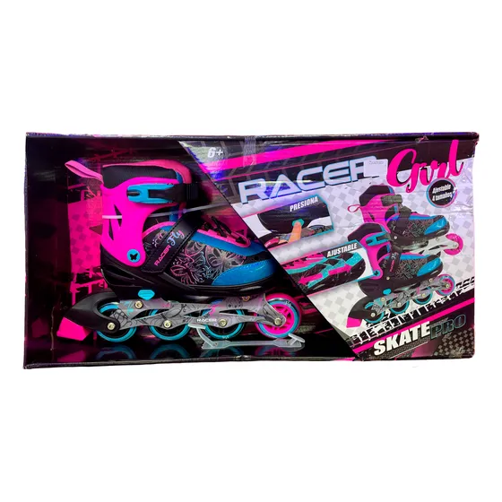 Patines Lineales Racer-gril Mariposas Ajustables Del 35-38