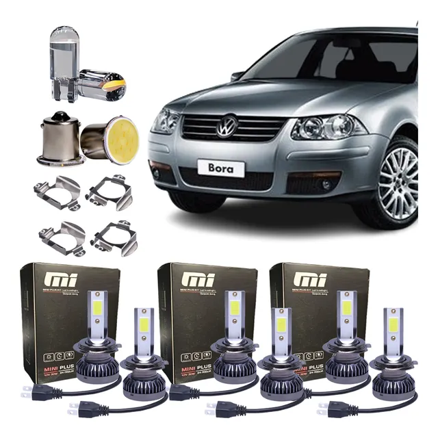 Lampara Cree Led Alta Baja Auxiliares T10 Stop Vw Bora
