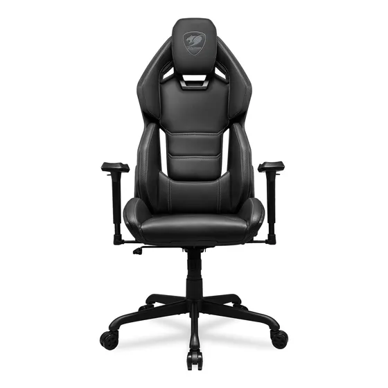 Silla Gamer Cougar Hotrod 136kg Black Color Negro Material del tapizado Cuero sintético