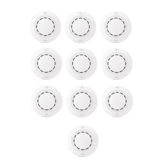 Detector De Humo Inalámbrico Con Alarma Smart A Baterías X10