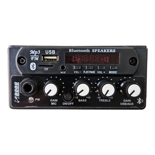 Mixer 12v Com Bluetooth Usb Cartao Sd Entrada P10 Microfone Mixer 12v Com Bluetooth Usb Cartao Sd Entrada P10 Microfone