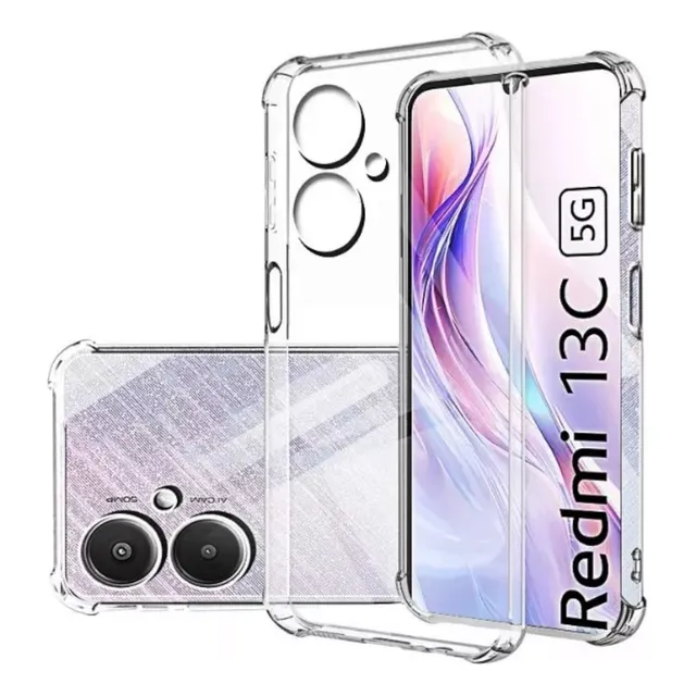 Funda Para Xiaomi Redmi 13c 5g Protector Case + Vidrio Hd 9h