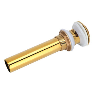 Grifo De Baño Con Desagüe Dorado Sin Rebosadero Para Hor Grifo De Baño Con Desagüe Dorado Sin Rebosadero Para Hor