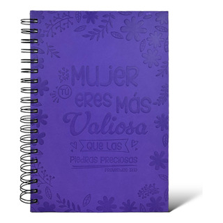 Libreta Con Versículos Y Diseños Morado Libreta Con Versículos Y Diseños Morado