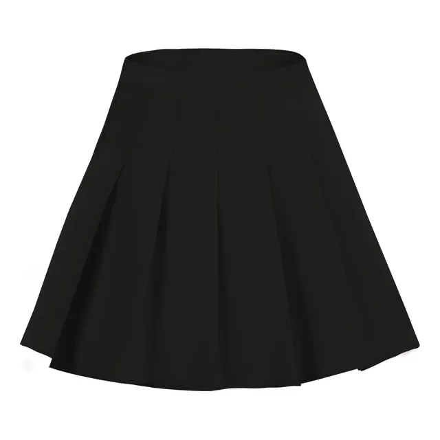 Exchic Falda Tenis Plisada Cintura Alta Para Mujer