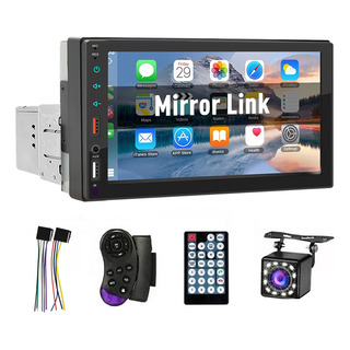 1 Din Estéreo De Coche Fnbrli Mirror Link 7 X2 Con Cámara 1 Din Estéreo De Coche Fnbrli Mirror Link 7 X2 Con Cámara