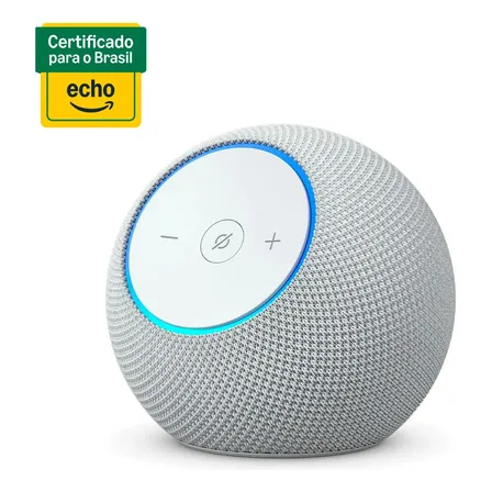Assistente Pessoal Echo Dot Max Com Alexa Branca Amazon Branca