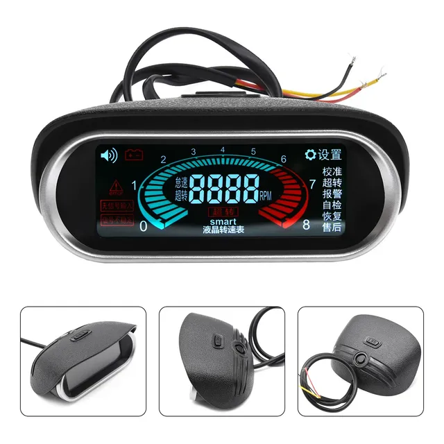 Reloj Rpm Tacometro Revoluciones Digital Universal Karvas