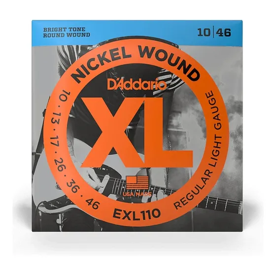 Cuerdas Para Guitarra Electrica Marca D'addario Cal. 10-46