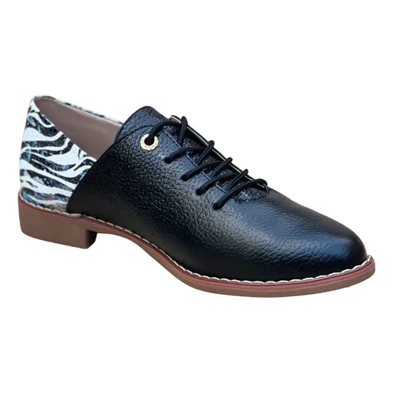 Zapatos Mujer Casuales, Bolicheros En Cuero G. Leather