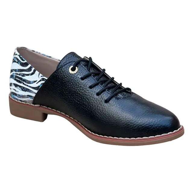 Zapatos Mujer Casuales, Bolicheros En Cuero G. Leather