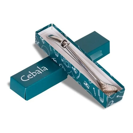 Bombilla Cebala De Acero Inoxidable Doble Aro
