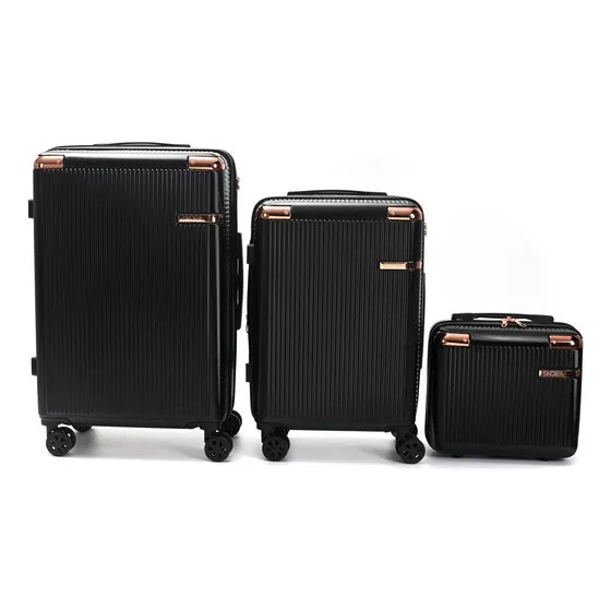 Set Valijas X3 Carry On Mediana + Neceser Beauty Case Skora