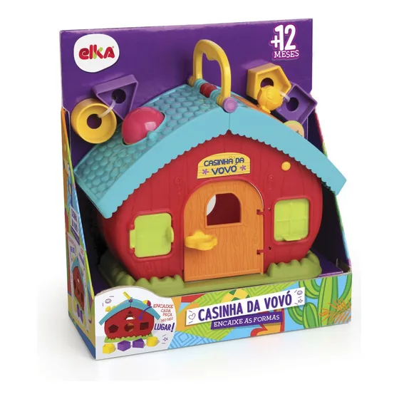 Juego De Encastre Figuras Bebe La Casita De La Abuela Elka