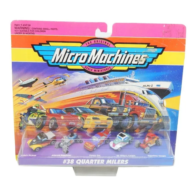 Micro Machines 38 Quarter Milers Galoob Blister Cuarto Milla