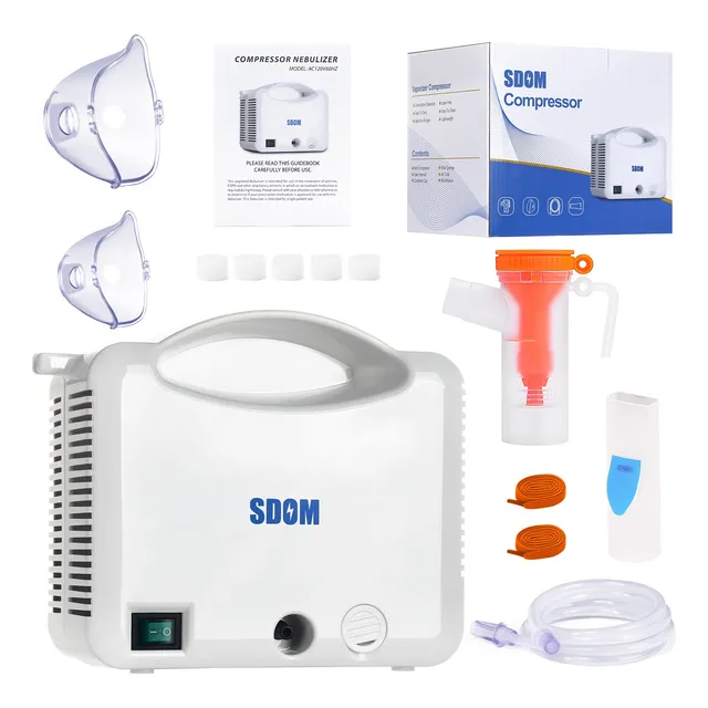 Nebulizador Super Silenciosos Adulto Niños Con Mascarilla