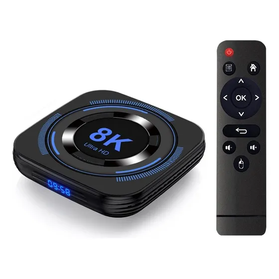 Tv Box Android 12 Cable Hdmi 8k De Control Remoto Estándar