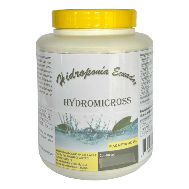 Micronutrientes Fertilizante Hidropónico Soluble 900 Gramos 