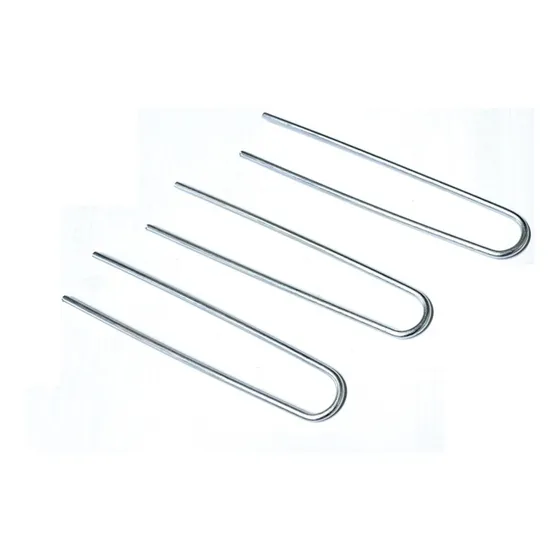 Estacas Largo 18cm Tipo U X50 Unid. Para Carpa Gazebo Ø4mm