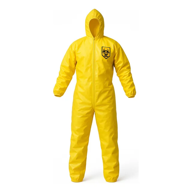 Traje Tychem Termosellado Anti Acidos Y Quimicos Dupont