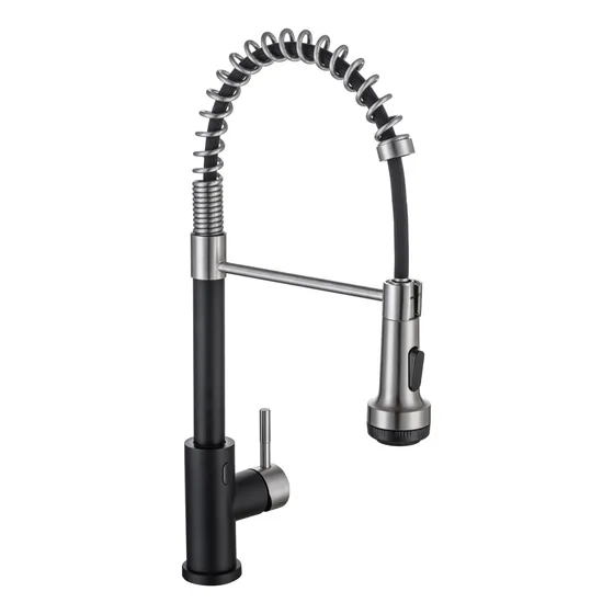 Grifo Acero Inoxidable Manguera Extraíble Monomando