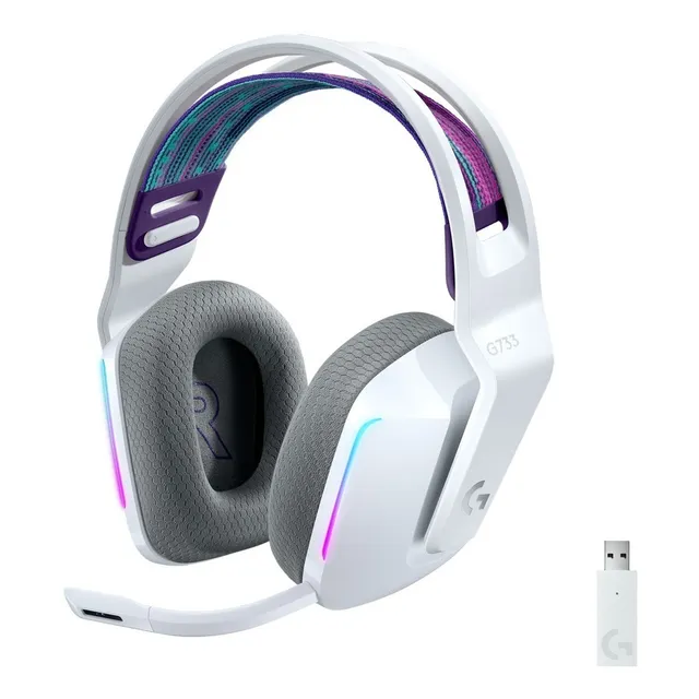 AURICULARES LOGITECH G733, INALÁMBRICOS COLOR BLANCO
