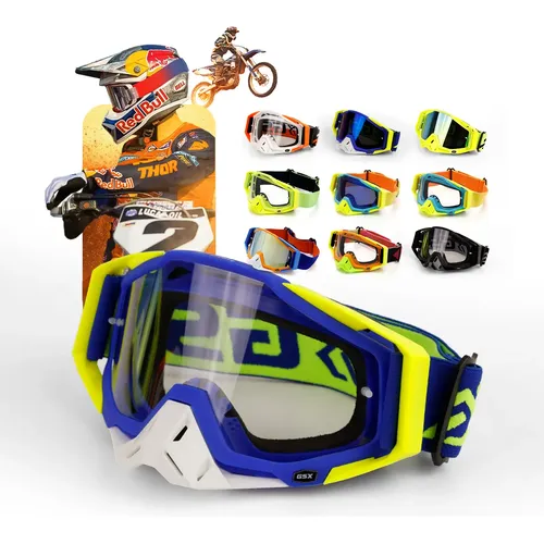 76 Pink Frame Grey Nose-red Slice Suit Óculos De Motocicle