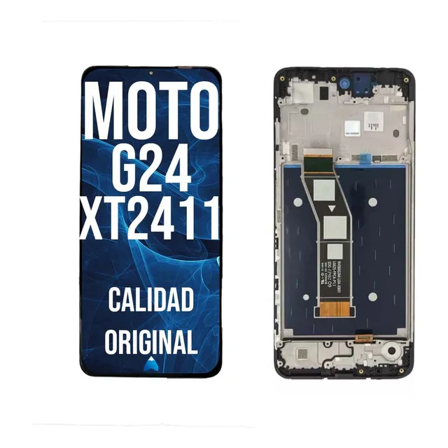 Módulo Para Motorola G24 Con Marco Calidad Original