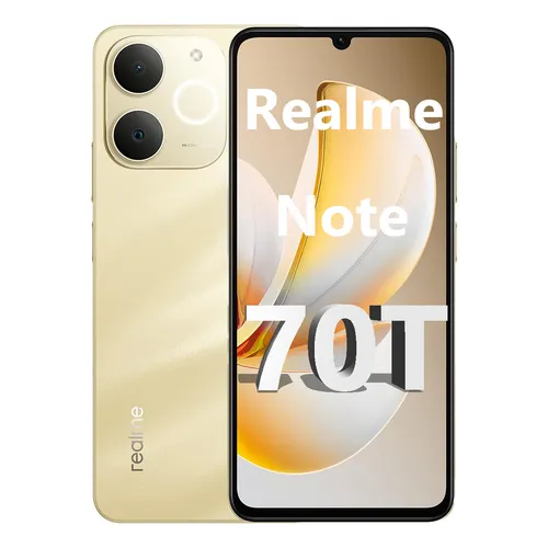 Realme Note 70t Negro 4 GB+256 GB 6000 mAh Ip54 90 Hz | Cuotas sin