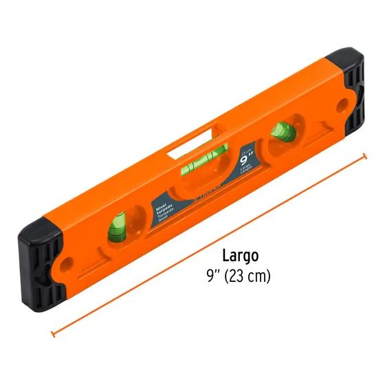 Nivel Magnético 9'' Plástico Abs Truper 11223