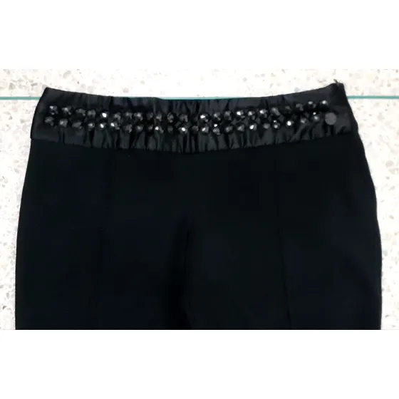Pantalon Con Pretina Brillante