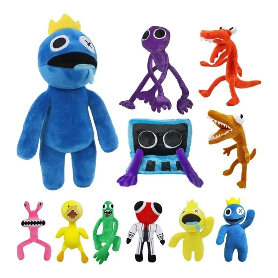 Peluches Rainbow Friends Amigos Arcoiris  30 Cm Blue