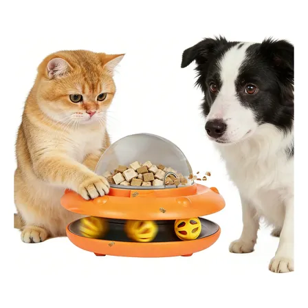 Brinquedo Interativo Alimentador Petisco Usb Para Gatos Cães