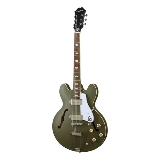 EpiPhone Casino Thinline Cuerpo Hueco P90 Guitarra Olive