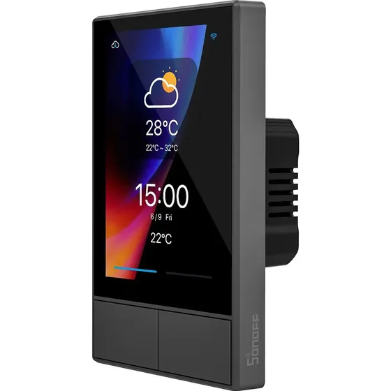 Interruptor Inteligente Wifi Sonoff Nspanel 2 Botões Us 4x2