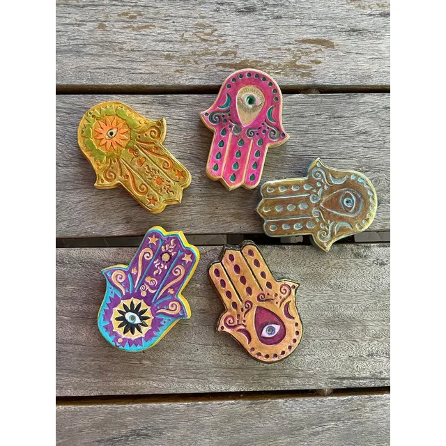 Porta Incienso Hamsa O Mano De Fatima